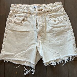Zara stitched Jean shorts